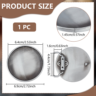 1Pc Alloy Belt Buckles FIND-BC0014-29A-AS-1