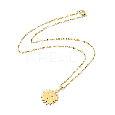 304 Stainless Steel Jewelry Set for Women SJEW-F219-05G-1