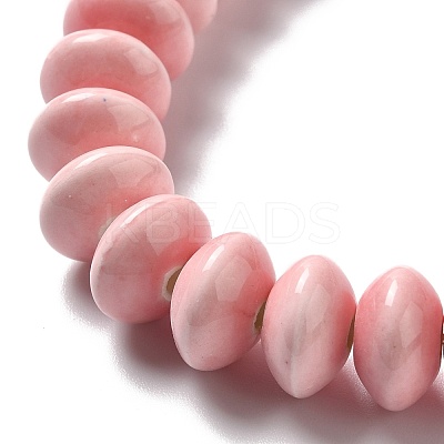 Glazed Porcelain Beads PORC-E017-02B-1