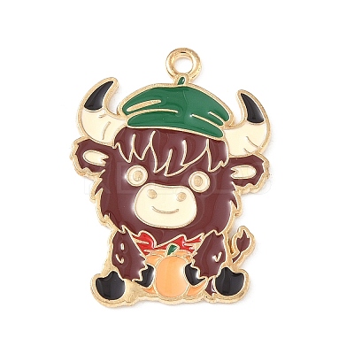 Thanksgiving Day Alloy Enamel Pendants LS-ENAM-I076-01G-01-1
