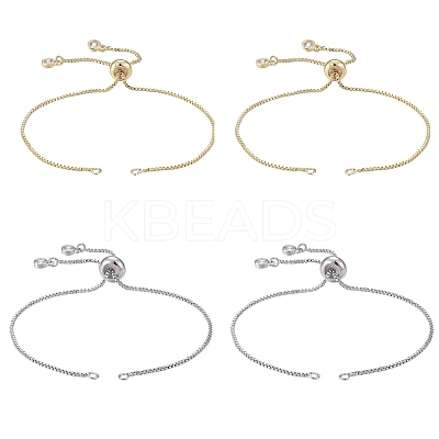 Rack Plating Eco-Friendly Brass Chain Bracelet Making KK-CJ0001-27-1
