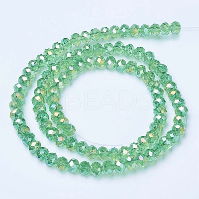 Electroplate Glass Beads Strands LS-EGLA-A044-T8mm-B11-1
