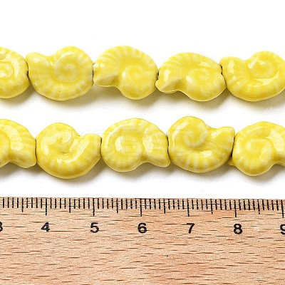 Ocean Series Glazed Porcelain Beads PORC-R002-03-02-1