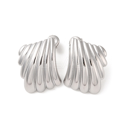 Non-Tarnish 304 Stainless Steel Stud Earrings for Women EJEW-L272-032P-01-1