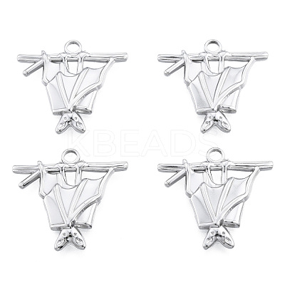 Non-Tarnish 201 Stainless Steel Pendants STAS-N098-266P-1
