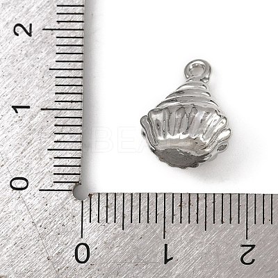 Brass Pave Clear Cubic Zirconia Pendants KK-L238-07P-1