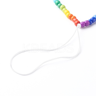 Glass Seed Beads Beaded Mobile Straps HJEW-JM00517-1