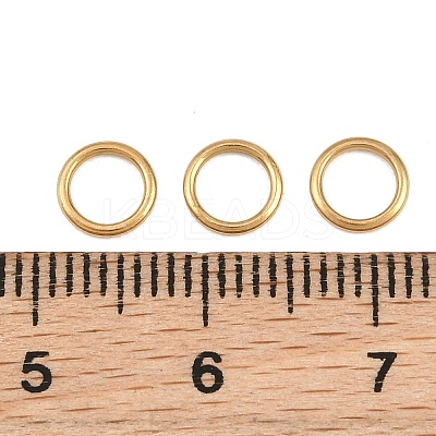 Ion Plating(IP) 304 Stainless Steel Closed Jump Rings STAS-G393-06G-13-1