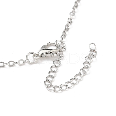Cat Shape Alloy Rhinestone Pendant Necklaces FS-WG5CA0C-04-1