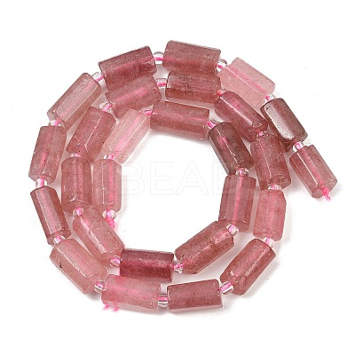 Natural Strawberry Quartz Beads Strands G-L657-D02-01-1