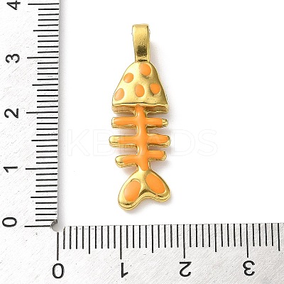 304 Stainless Steel Enamel Pendants FIND-Z102-06G-01-1