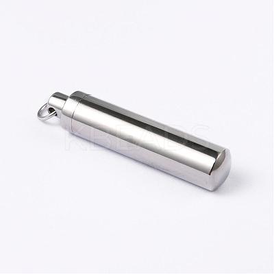 Tarnish Resistant 304 Stainless Steel Openable Pendants STAS-M273-06P-1