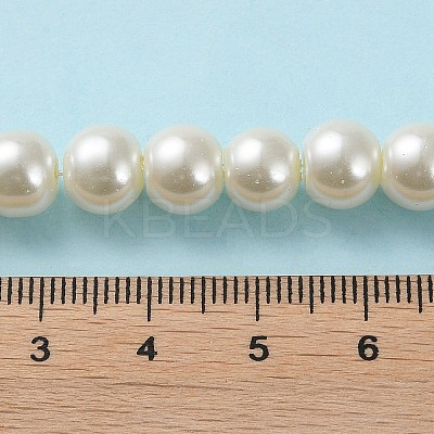 Glass Pearl Beads Strands HY-8D-B02-1