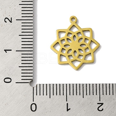 5Pcs 201 Stainless Steel Pendants STAS-Z068-02G-02-1