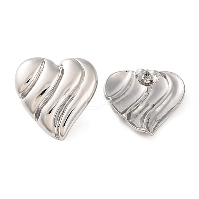 Tarnish Resistant 304 Stainless Steel Stud Earrings EJEW-G395-11P-1
