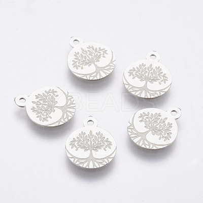 Non-Tarnish 304 Stainless Steel Charms X-STAS-G174-07P-1