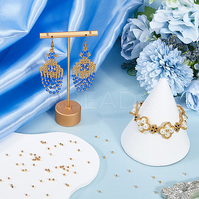 Rack Plating and PVD Vacuum Plating Brass Round Spacer Beads FIND-SP0002-24B-1