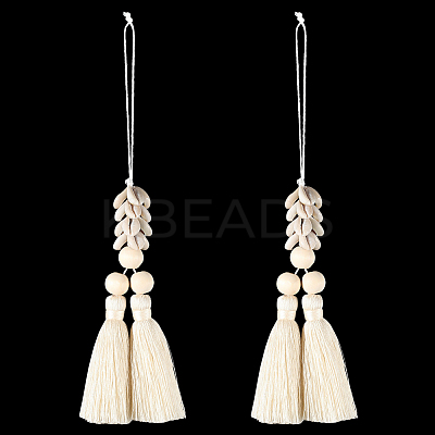 Cotton Pendant Decorations HJEW-WH20023-003-1