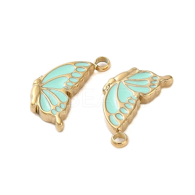 304 Stainless Steel with Enamel Charms STAS-L022-400G-01-1