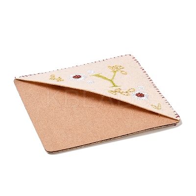 4Pcs Letter Personalized Hand Embroidered Corner Bookmarks JX587Y-1