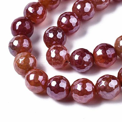 Natural Agate Beads Strands G-Q998-014D-1