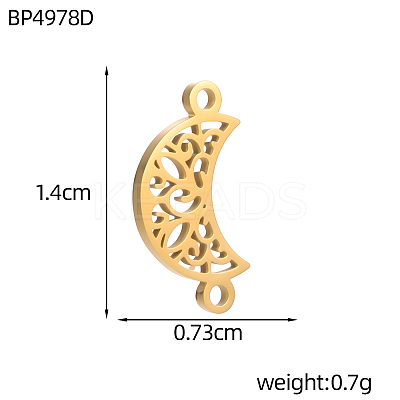 304 Stainless Steel Connector Charms SA-OY003-15G-1