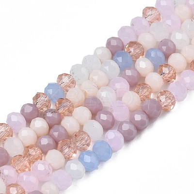 Opaque Glass Beads Strands LS-GLAA-T006-07-A09-1