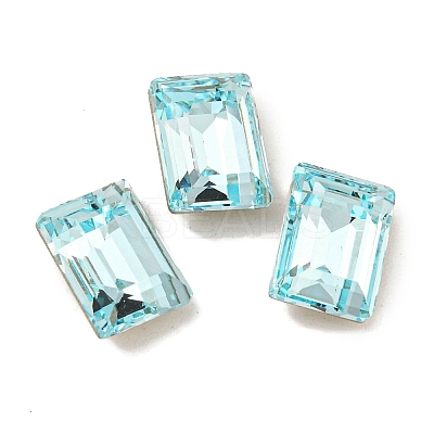 Glass Rhinestone Cabochons RGLA-L029-15C-263-1