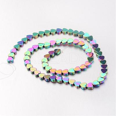 Electroplate Non-magnetic Synthetic Hematite Bead Strands G-F300-23C-02-1