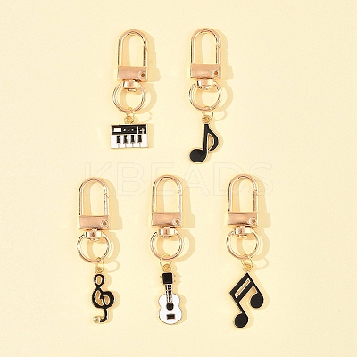 5Pcs Alloy Enamel Pendant Decorations HJEW-FS00035-02-1