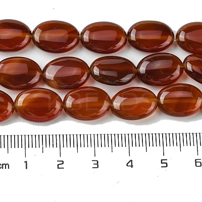 Natural Carnelian(Dyed & Heated) Beads Strands G-K365-B01-01-1