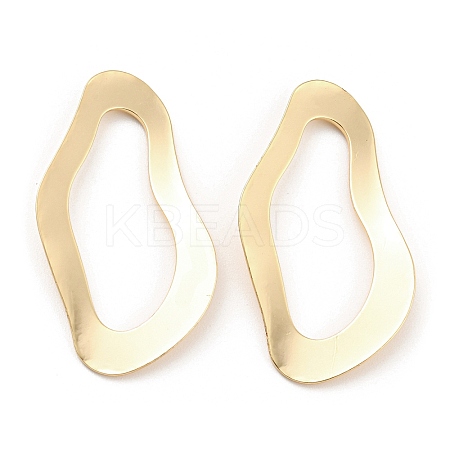 Brass Linking Rings KK-Q789-56G-1