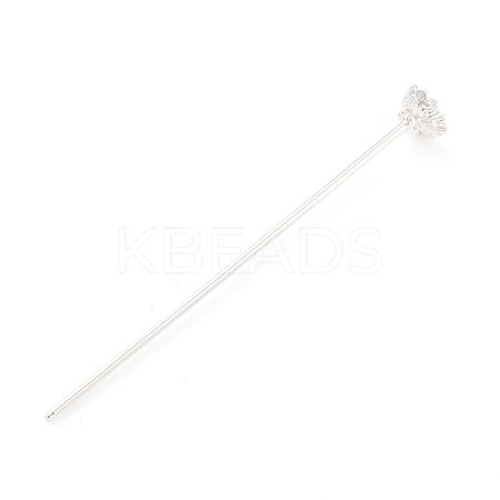 Alloy Hair Stick Findings FIND-O002-02S-1