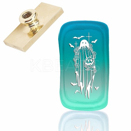 Wax Seal Brass Stamp Head AJEW-WH0215-044-1