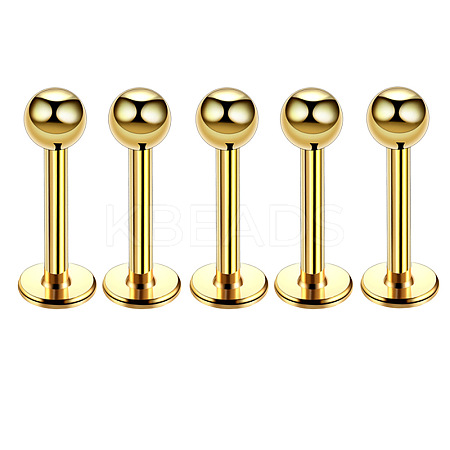 304 Stainless Steel Round Internally Threaded Labrets for Women Men WG9B6EB-23-1