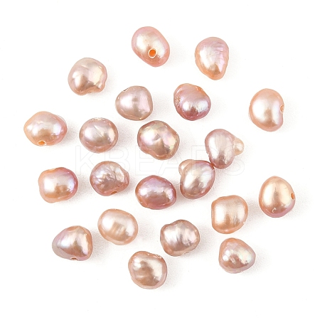 10Pcs Natural Cultured Freshwater Pearl Beads PEAR-YW0001-07A-1