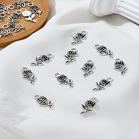 30Pcs Tibetan Style Alloy Pendants FIND-LP0004-68AS-1
