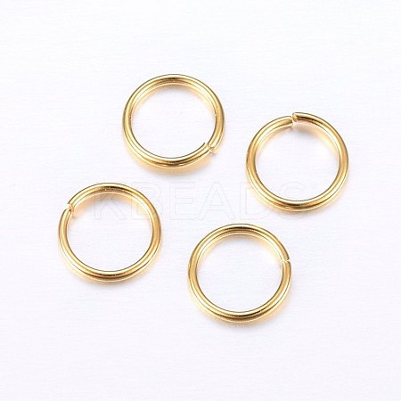 304 Stainless Steel Open Jump Rings STAS-O098-01G-13-1