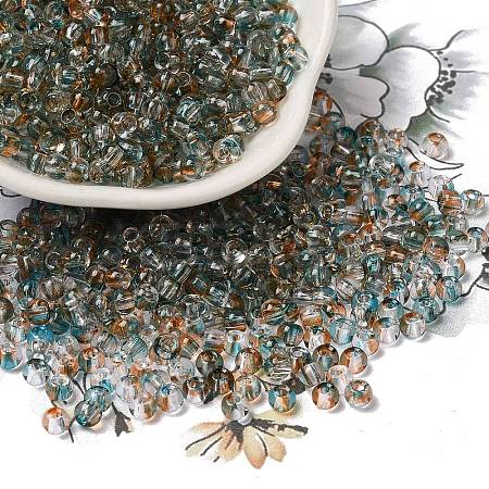 Transparent Colours Glass Round Beads SEED-F006-05A-10-1