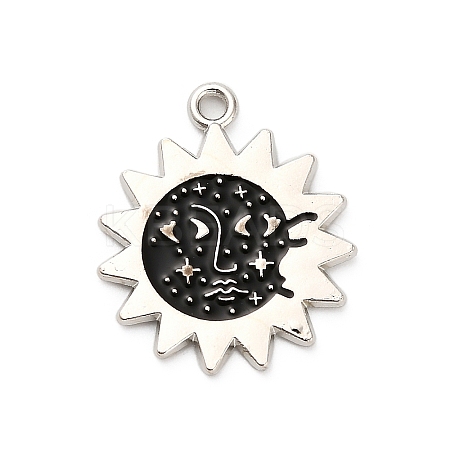 Alloy Enamel Pendants FIND-V001-02P-01-1