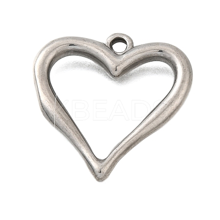 304 Stainless Steel Pendants STAS-Q362-05B-P-1