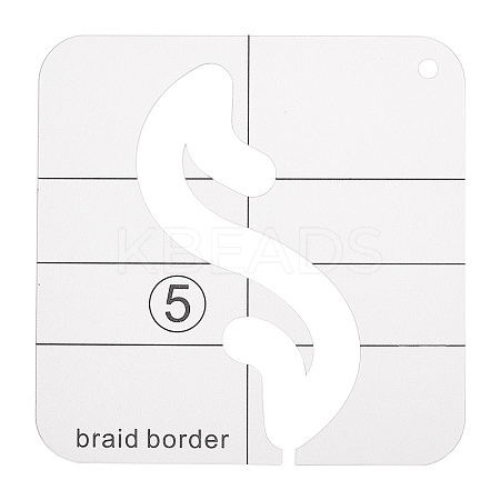Transparent Acrylic Sewing Template DIY-GF0002-85-1