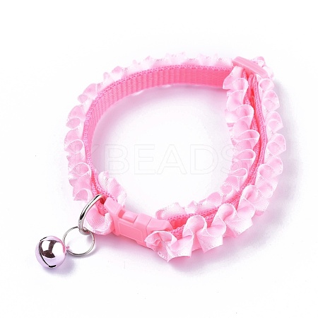 Adjustable Polyester Lace Dog/Cat Collar MP-K001-B01-1