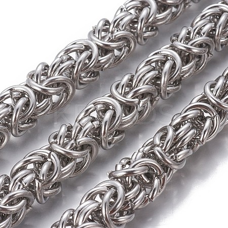 304 Stainless Steel Byzantine Chains CHS-P007-07P-03-1