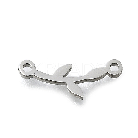 304 Stainless Steel Connectors Charms STAS-U041-06P-1