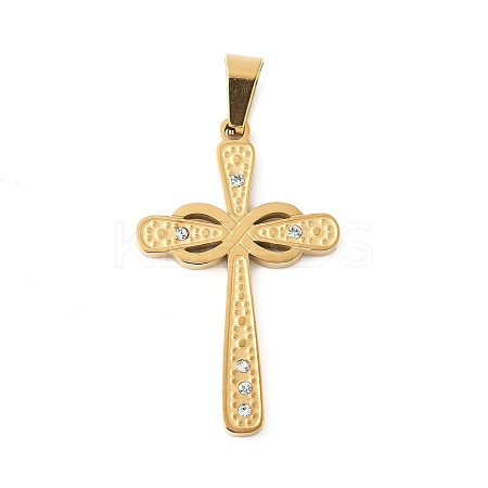 304 Stainless Steel Pendants STAS-R168-08G-1