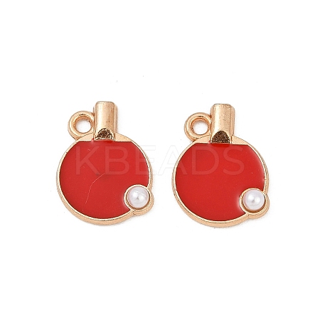 Alloy Enamel Pendants ENAM-V001-01A-KCG-1
