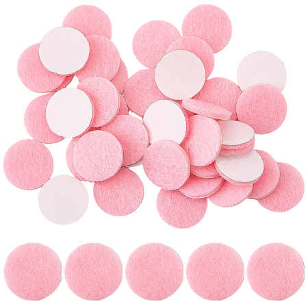 150Pcs Self-adhesive Felt Round Sheet DIY-CP0013-91C-1