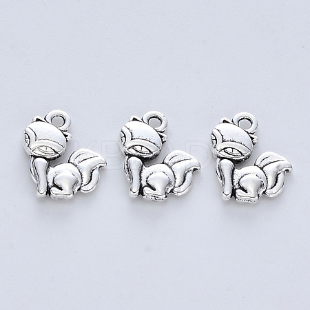 Tibetan Style Alloy Pendants TIBE-R316-063AS-RS-1