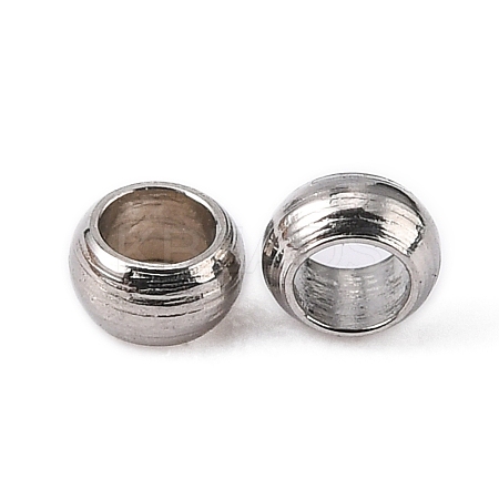 Non-Tarnish 304 Stainless Steel Spacer Beads LS-X-STAS-R065-30-1